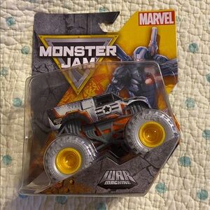 Marvel WAR MACHINE Monster Jam Monster Truck Toy  SERIES 5 1:64 scale